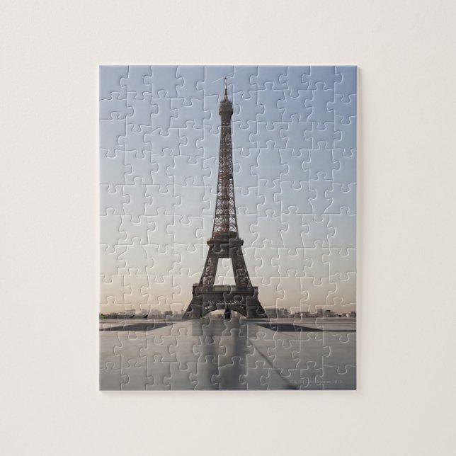 Eiffel Torn vid dusk, Paris, Ile-de-Frankrike, Pussel (Vertikal)