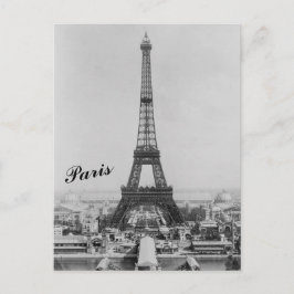 Eiffel Torn Vintage Photo Postcard Vykort