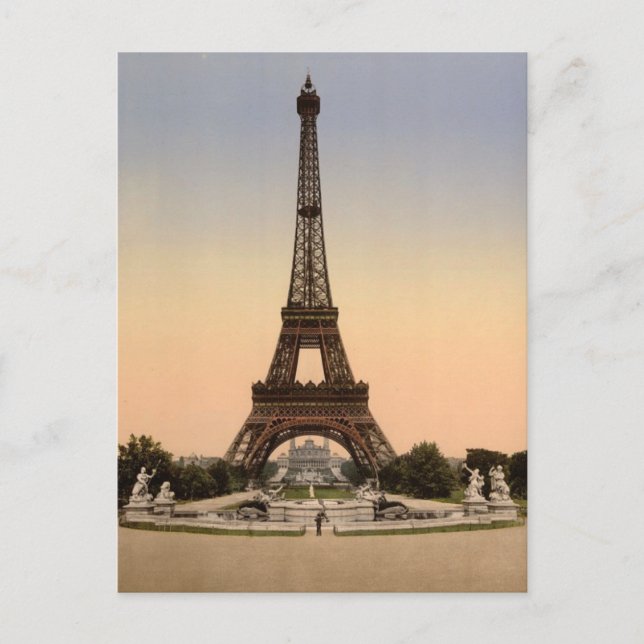 Eiffel Torn vykort (Framsida)