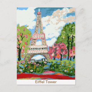 Eiffel Torn vykort