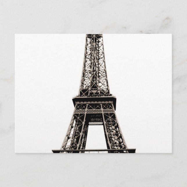 Eiffel Torn Vykort (Framsida)
