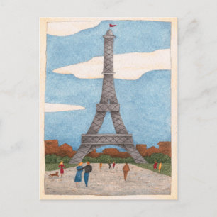 Eiffel Torn - vykort