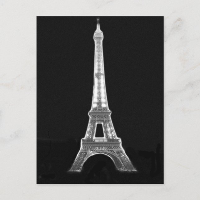 Eiffel Torn Vykort (Framsida)