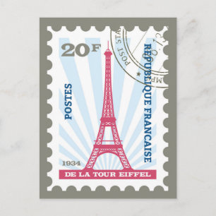 Eiffel Torn Vykort