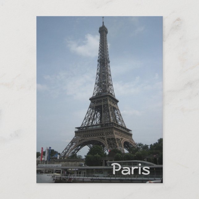 Eiffel torn vykort (Framsida)