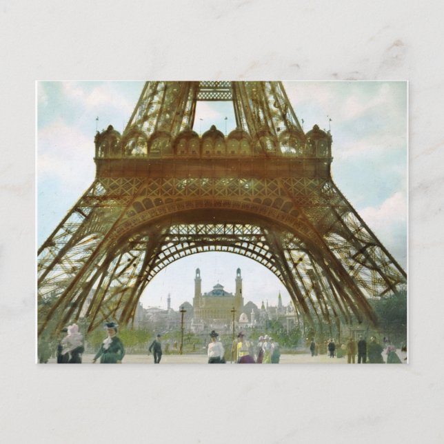 eiffel torn vykort (Framsida)