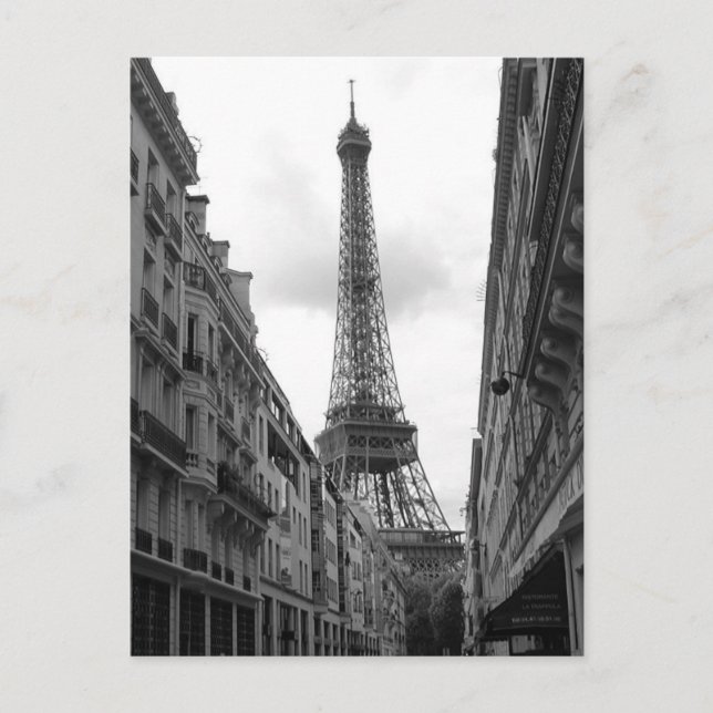 Eiffel Torn vykort (Framsida)