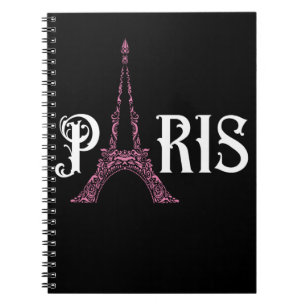 Eiffel Torn Women Kärlek Paris Frankrike Anteckningsbok