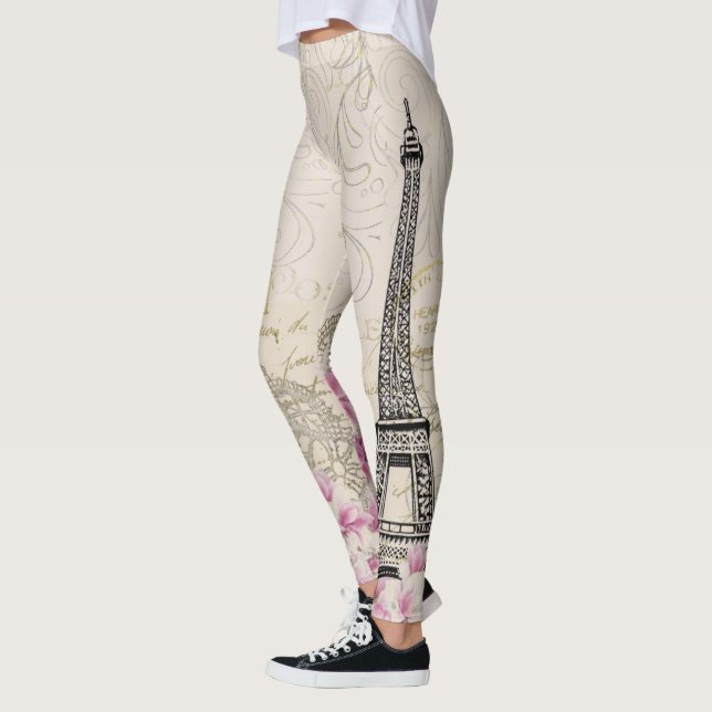 Eiffel torndamasker leggings (Vänster)