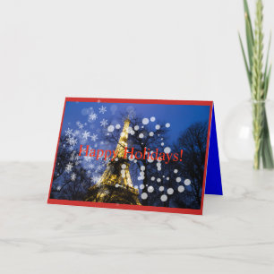 Eiffel tornjul helgkort
