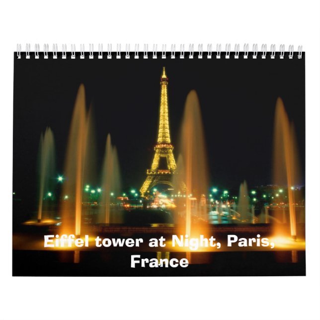 Eiffel tornkalender kalender (Omslag)