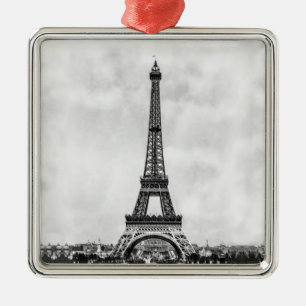 Eiffel tornParis frankriken Julgransprydnad Metall