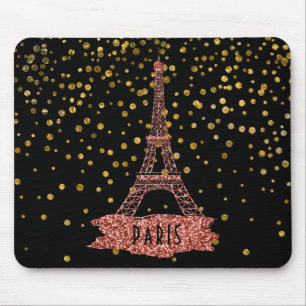 Eiffel tornParis pricker den rosa guld- Glam Musmatta