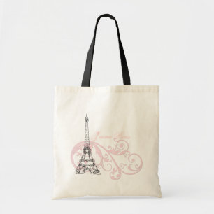 Eiffel tornParis rosor Tygkasse