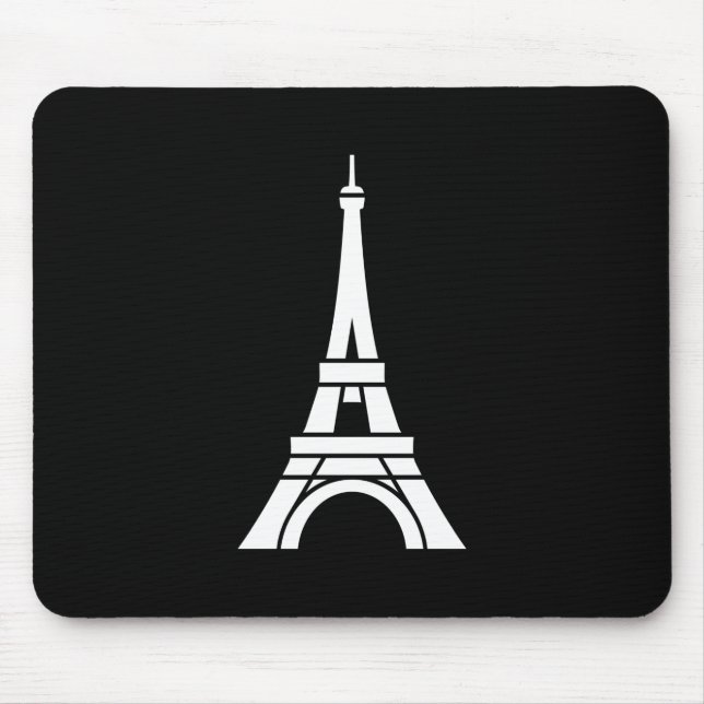Eiffel tornPictogram Mousepad Musmatta (Framsidan)