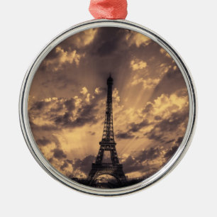 Eiffel tornprydnad julgransprydnad metall