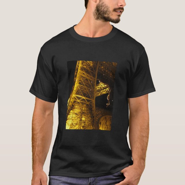 Eiffel tornT-tröja Tee Shirt (Framsida)
