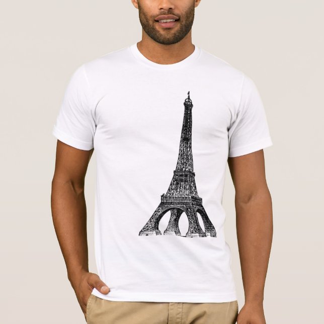 Eiffel tornT-tröja Tröja (Framsida)