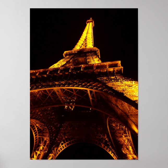 eiffel tower at night poster (Framsidan)