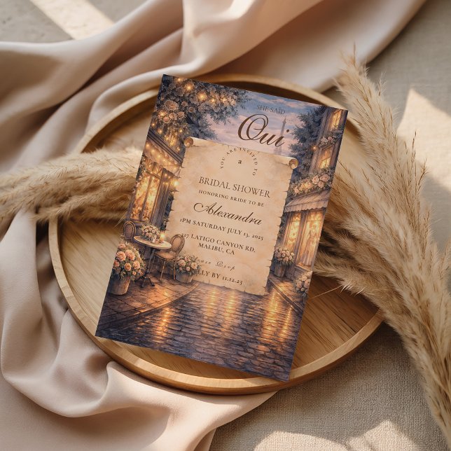 Eiffel Tower Bridal Shower Inbjudningar (Skapare uppladdad)