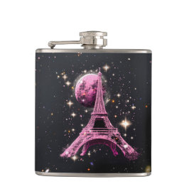 Eiffel Tower Night Moon           Fickplunta