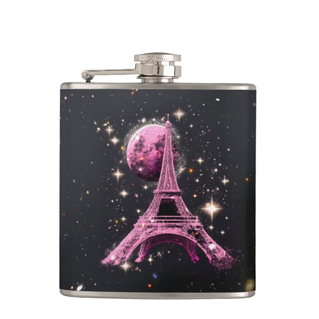 Eiffel Tower Night Moon           Fickplunta (Framsidan)