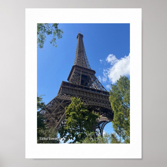 Eiffel Tower, Paris, France Poster (Framsidan)