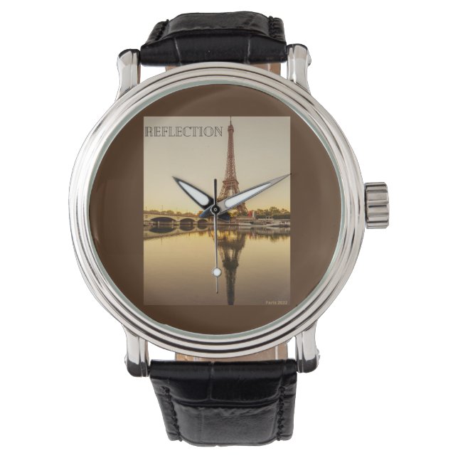 Eiffelreflektioner Armbandsur (Framsida)