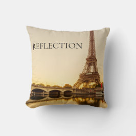 Eiffelreflektioner Kudde