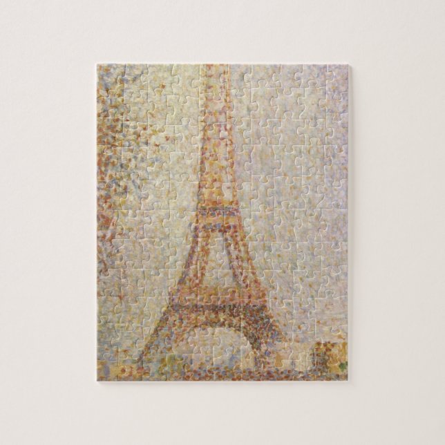 Eiffeltornet av Georges Seurat Pussel (Vertikal)