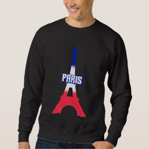 Eiffeltornet – Elegant Paris-landmärke Design Lång Ärmad Tröja