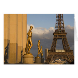 Eiffeltornet från Palais de Chaillot, Paris, Hälsningskort