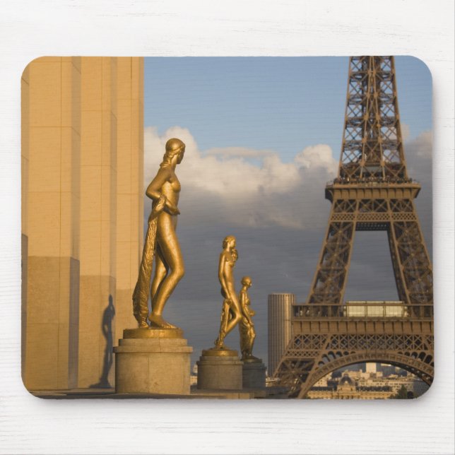 Eiffeltornet från Palais de Chaillot, Paris, Musmatta (Framsidan)