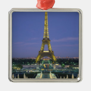 Eiffeltornet, Paris, Frankrike 2 Julgransprydnad Metall