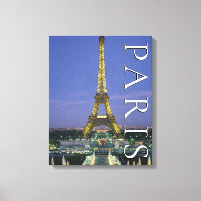 Eiffeltornet | Paris, Frankrike Canvastryck (Framsida)