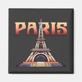 Eiffeltornet Paris Frankrike Magnet