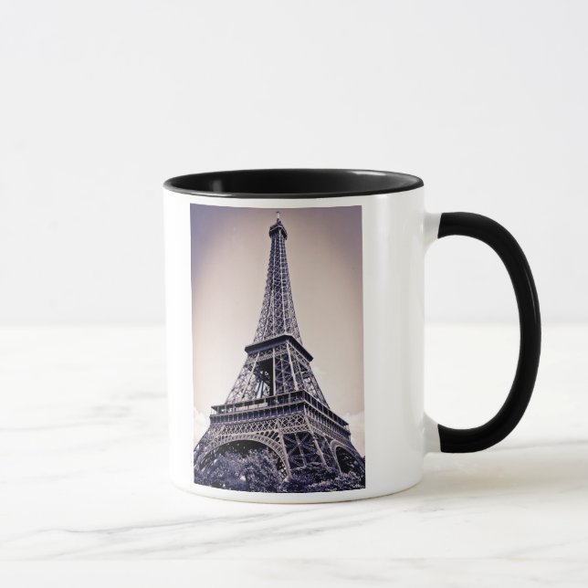 Eiffeltornet, Paris, Frankrike Mugg (Höger)