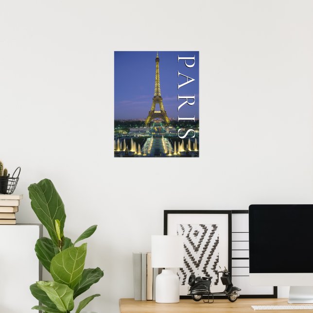 Eiffeltornet | Paris, Frankrike Poster (Hemmakontoret)