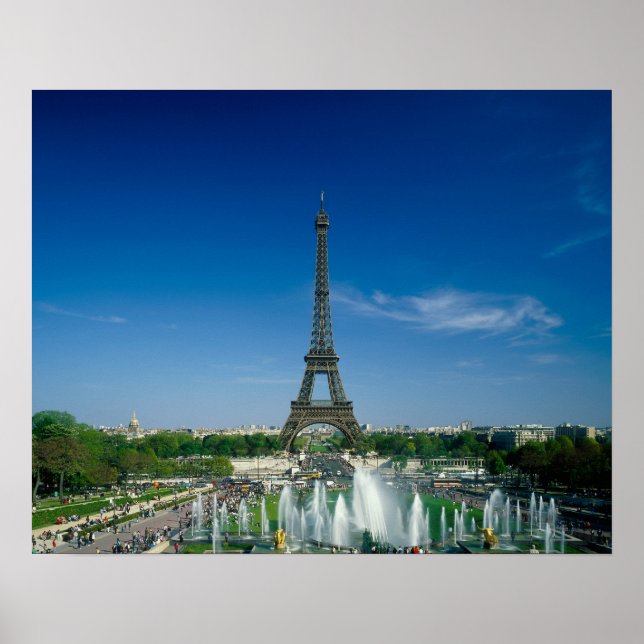 Eiffeltornet, Paris, Frankrike Poster (Framsidan)
