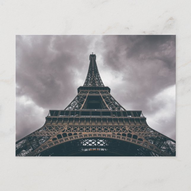 Eiffeltornet Paris Frankrike Resa Vykort (Framsida)