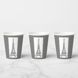 Eiffeltornet Paris Franska