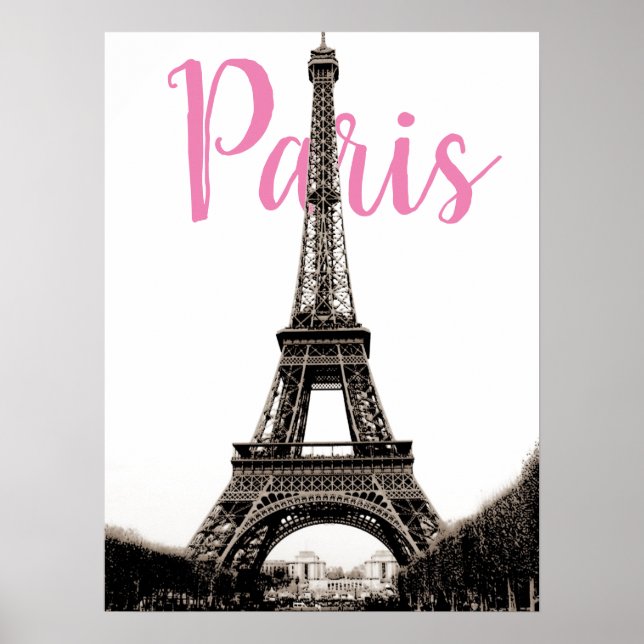 Eiffeltornet Paris Poster (Framsidan)