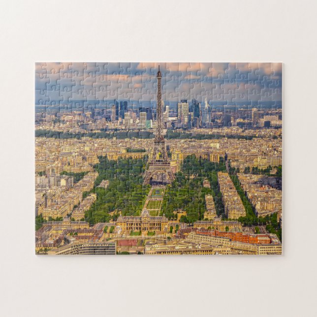 Eiffeltornet Paris. Pussel (Horisontell)