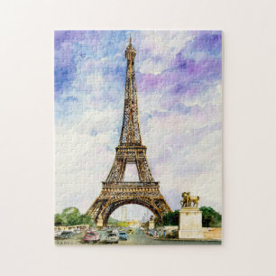 Eiffeltornet Paris. Pussel