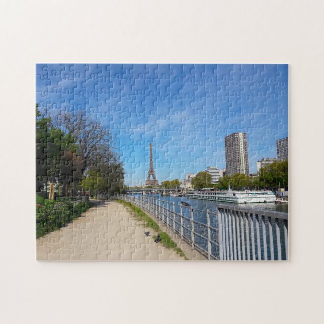 Eiffeltornet Paris. Pussel (Horisontell)