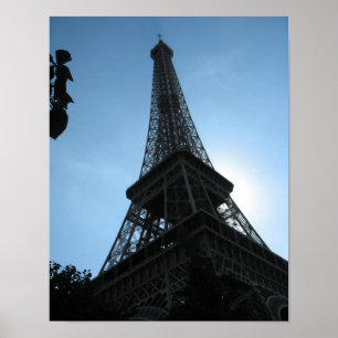 Eiffeltornet, Paris, Soluppgång Poster