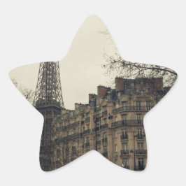 Eiffeltornet Paris Stad Byggnad Arkitektur Stjärnformat Klistermärke