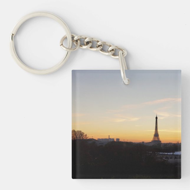 Eiffeltornet Paris vid solnedgång (Framsidan)
