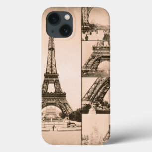 Eiffeltornet Paris Vintage Collage