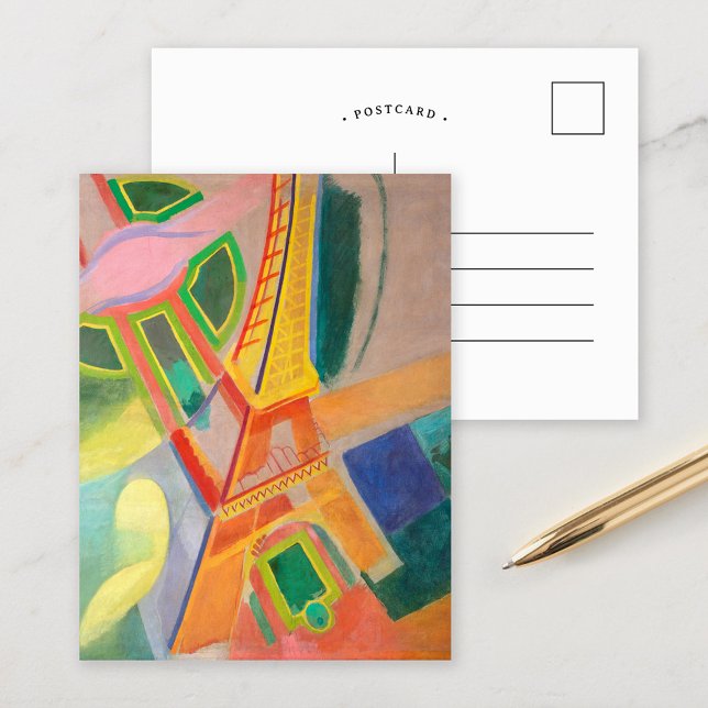 Eiffeltornet | Robert Delaunay Vykort (Skapare uppladdad)